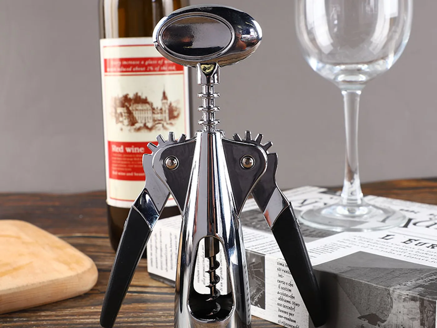 Wing corkscrew product scene